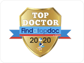 Top Doctor 2020 badge, Find a Top Doc.